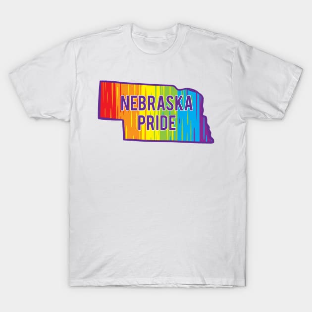 Nebraska Pride T-Shirt by Manfish Inc.